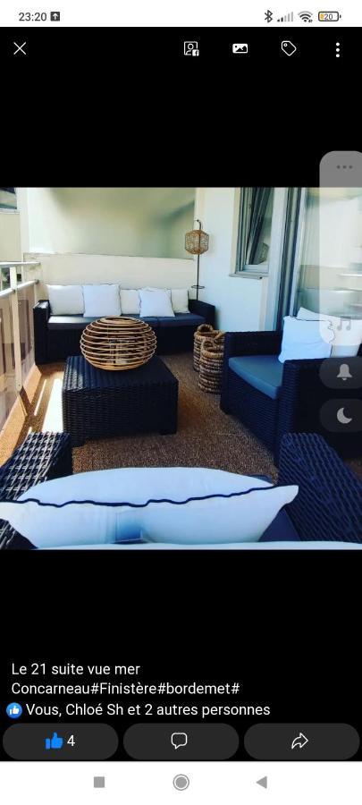 La Suite Appartement Pleine Vue Mer Concarneau Eksteriør billede